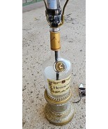 Cognac Hennessy Liquor Glass Bottle Table Lamp Handmade By Me Corded Nov... - €33,84 EUR