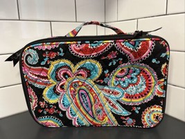 Vera Bradley Parisian Paisley Brush And Blush Makeup Travel Case Gorgeous - £22.14 GBP