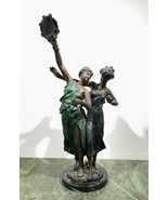 Bronze Sculpture made 19 century France on marble base - $1,512.00