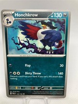 Pokemon Collectible Trading Card Honchkrow 132/193 Sv02: Paldea Evolved ... - $3.47