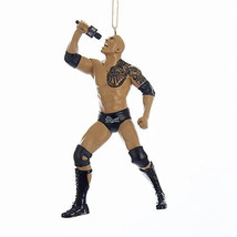 WWE - The ROCK with Microphone Ornament by Kurt Adler Inc. - £23.22 GBP