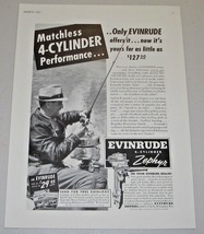 1940 Print Ad Evinrude Zephyr 4 Cylinder Outboard Motors Milwaukee,WI - £11.26 GBP
