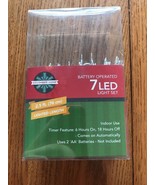 Battery Operated 7 LED Light Set 2.5ft. Lighted Length Ships N 24h - $30.76 CAD