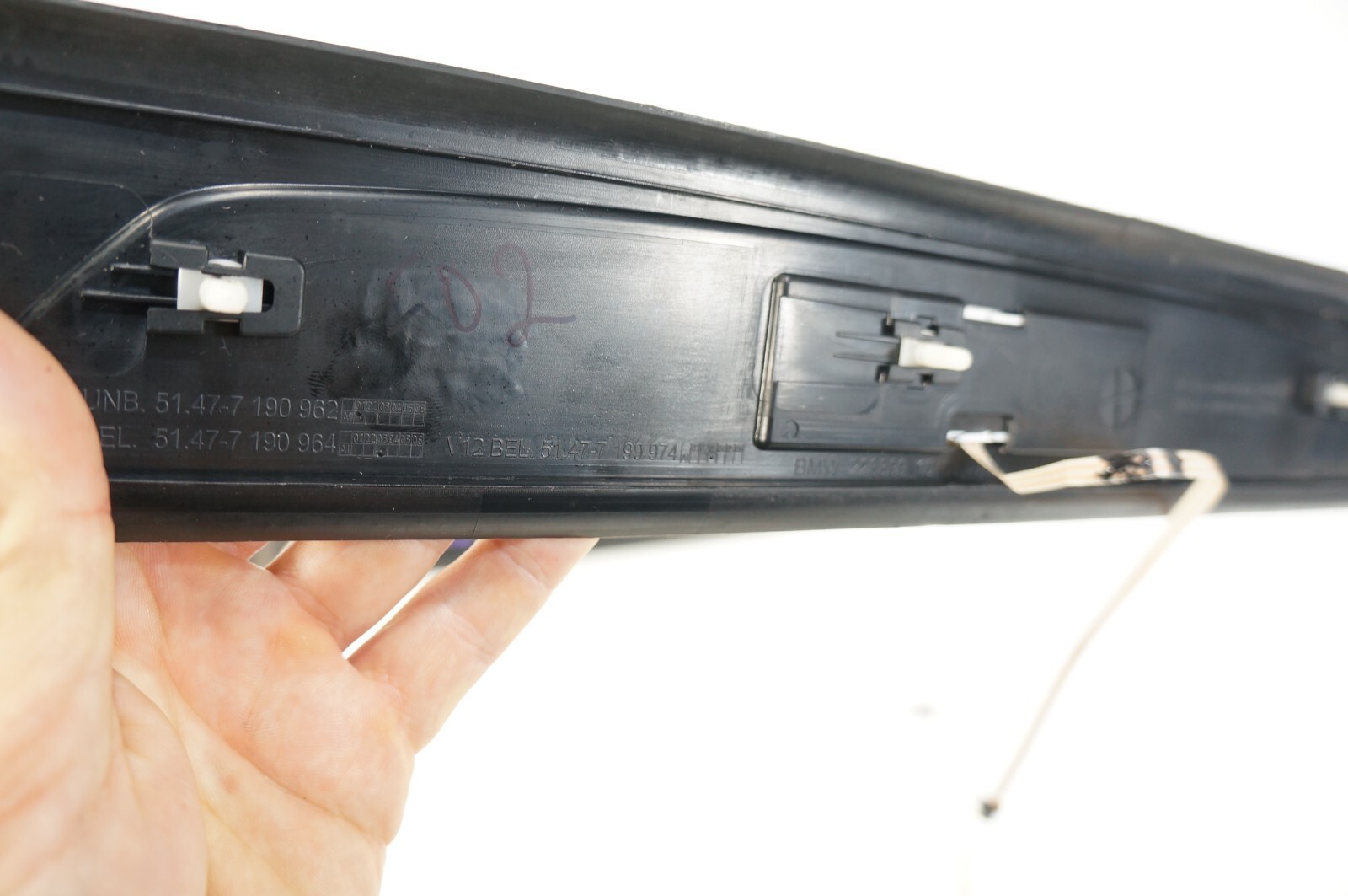 2009-2015 bmw 760li 750li 740li f02 scuff plate sill plate floor door set 4 led Item image 11