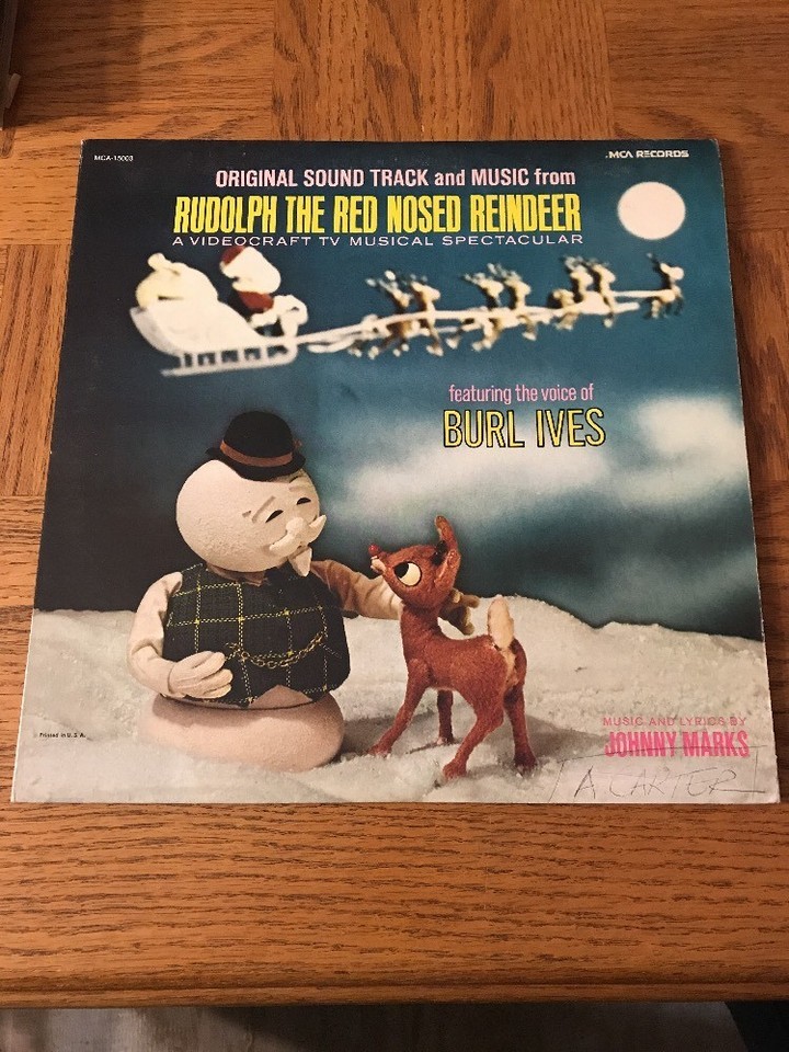 Burl Ives: Rudolph The Red Nosed Reindeer Album-RARE VINTAGE-SHIPS SAME ... - $199.49