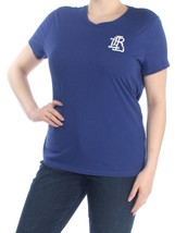Lauren Ralph Lauren Womens Beaded Logo T-Shirt,Blue,Small - £26.93 GBP