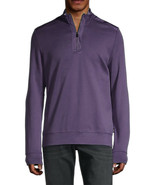 Hugo Boss Mens Dark Purple Sidnye 54 Half 1/2 Zip Sweater, Small S 3058-10 - £107.95 GBP