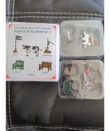 Liberty Falls 5 PC Miniature Accessory Set AH52 Hand Pump/Cow/Benches/Fl... - £11.21 GBP