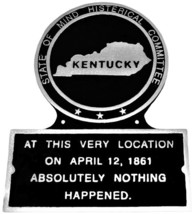 Kentucky 1861 State Marker, Ky 1861 State Plaque, Metal Plaque, Hand Painted - £23.80 GBP