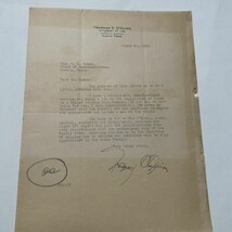 antique letter Trueman E. O’Quinn politician 1935 Attorney Austin Texas ... - $54.28