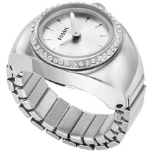 Fossil Women&#39;s Watch Ring Silver Dial Watch - ES5321 - $108.84