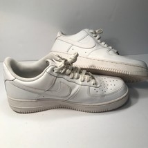 Nike Air Force 1 Men&#39;s 10 White Classic Leather Sneakers CW2288-111 - $405.51 MXN