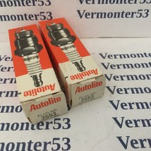 Two Autolite 2553 Small Engine Spark Plugs replaced by 2554 Champion DJ6Y - $7.83