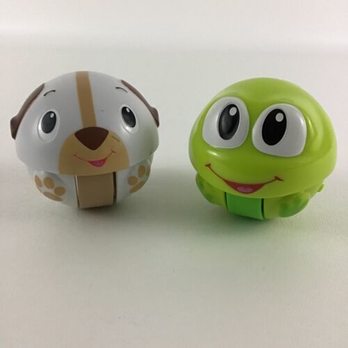 Bright Starts Giggables Wobble & Roll Animal Ball Talking Sound Effects Frog Dog - $32.62