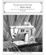 Singer Touch &amp; Sew 630 Sewing Machine Instructions Manual PDF Copy 4G US... - $19.50