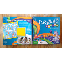 Scrabble Junior Crossword Game - not complete (almost!) 2008 - nice! Fas... - $8.86