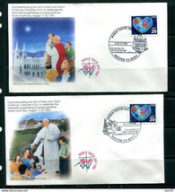 USA 1993 4 Covers Visit of Pope John Paul II to Denver World Youth Day 12708 - £3.88 GBP