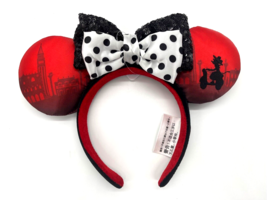 Disney Parks Ciao Bella EPCOT Italy Showcase Minnie Mouse Ears Headband 2021 NWT - £39.55 GBP