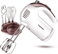 Dmofwhi Hand Mixer Electric,5-Speed Mixer Electric Handheld with 6 Stainless Ste - £20.31 GBP