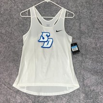 San Diego Toreros Womens Shirt Medium White Black Tank Top Pro NCAA Sport NWT - £23.64 GBP