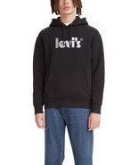 Levis Mens Big and Tall Rela Relaxed Graphic Pullover Hoodie Poster Cavi... - £27.81 GBP