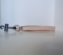 New Steve Madden Womens Chain-Buckle Belt (Light Pink, XL) - MSRP $34 - $12.87