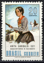 ZAYIX Brazil 1194 MNH NG As Issued Anita Garibaldi Heroine 062723S145M - £1.19 GBP