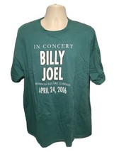 2006 Billy Joel in Concert Madison Square Garden Adult Green 2X 2XL TShirt - £19.93 GBP