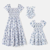 EVA Smocked Dress, Floral Mommy and Me Dresses, Mommy and Me outfits, Photoshoot - £31.97 GBP+