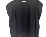 Sold Out NYC Black Organic Cotton The Just Enough Puff Sweater Womens L - $46.74