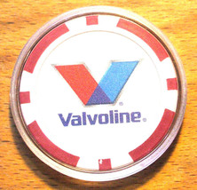 (1) Valvoline Poker Chip Golf Ball Marker - Red - $7.95