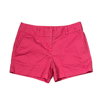 Ann Taylor Loft 4&quot; Shorts Size 00 Pink 100% Cotton Womens Flat Front 28X4 - £12.64 GBP