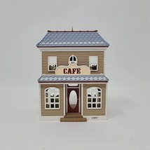 Hallmark 1997 Cafe Ornament ~ Nostalgic Houses and Shops Series #14 - £10.08 GBP