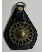Antique Sun Brass Horse Medallion on Leather Martingale Rustic Cottagecore - £26.57 GBP