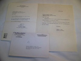 1944 WWII SIGNED LETTER AAF GENERAL BARNEY M GILES STRATEGIC BOMBER COMMAND - $173.24