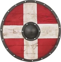 Vikings Viking Age Middle Ages Medieval Round Shield Weapon Toy Adult Sh... - £96.93 GBP
