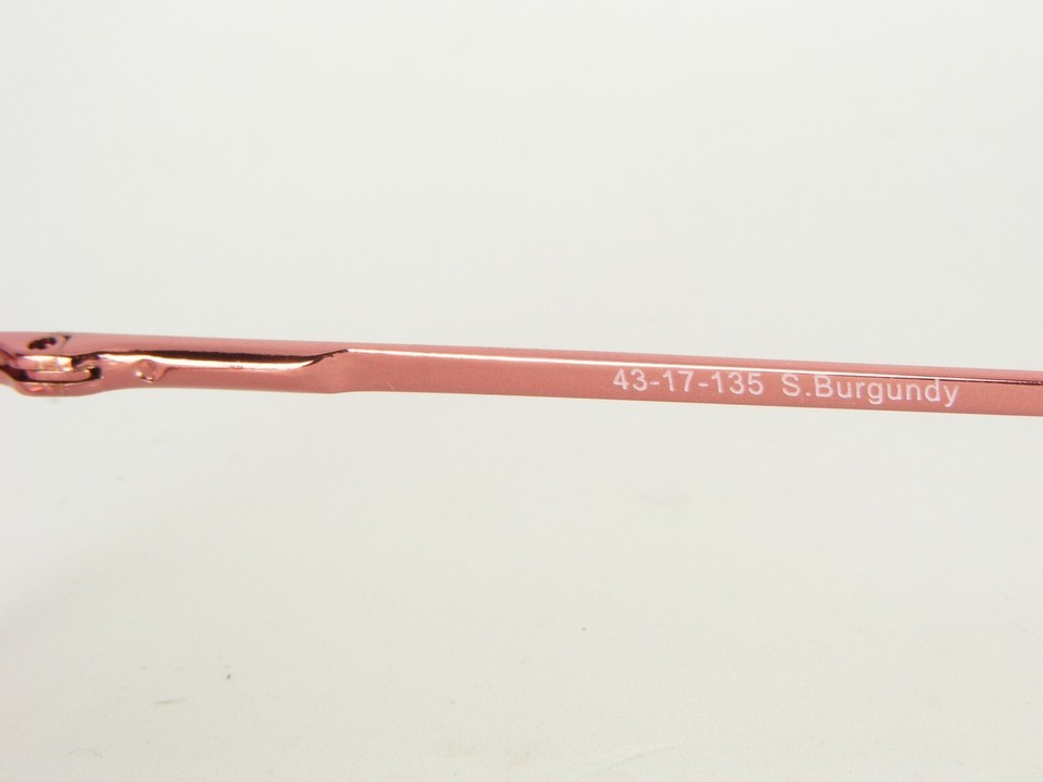 NEW Cherryville Alice S. Satin Burgundy EYEGLASSES GLASSES METAL FRAME 43-17-135 Item image 10