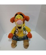 Disney Store Tigger Plush as Sheriff Woody Cowboy Toy Story 14&quot; Winnie t... - $9.46
