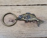 North American Fishing Club Brass Keychain: Large Mouth Bass - $7.87