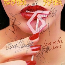 Twisted Sister Band Signed Love Is For Suckers Album - £275.42 GBP