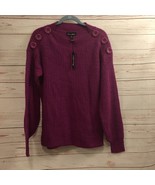 Alison Andrews Womens Size M Knit Sweater Violet Tunic - $30.98 CAD