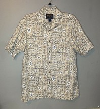 John Rich And Brothers Woolrich Fish Button-Up Shirt Size Large - £10.98 GBP