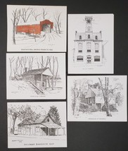 Pennsylvania Artist Robert Morrow Waynesboro &amp; Other Cards Blank Pack Of 10 (G) - £6.31 GBP
