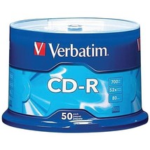 Verbatim 94691 700MB 80-Minute 52x CD-Rs (50-ct Spindle) - £33.38 GBP