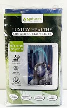 Nature&#39;s Own Essence Shower Curtain Liner ASTRONAUT Print  73&quot; x 73&quot; - $148.08 MXN