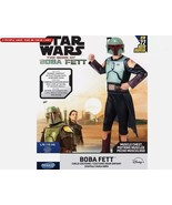 new STAR WARS Book Of Boba Fett Child PADDED COSTUME Halloween Sz S or M... - $25.90