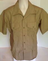 Vintage USMC Marine DSCP Valor Collections Dress Shirt Short Sleeve Uniform - $17.59