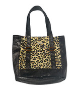 Isabellas Journey Black Faux Leather Tooled Leopard Animal Print Purse T... - $24.74