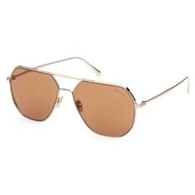 TOM FORD FT0852 28E Shiny Rose Gold/Brown 59mm 59-14-145 Sunglasses New ... - $227.66