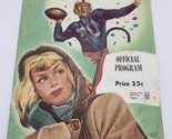 THE 13TH ANNUAL  FOOTBALL CARNIVAL, 10 TEAMS, L.A. COLISEUM, NOV.26, 1949 - $11.87